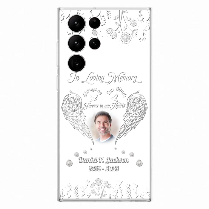 Personalized Memorial Photo Phone Case - Memorial Gift Idea - In Loving Memory
