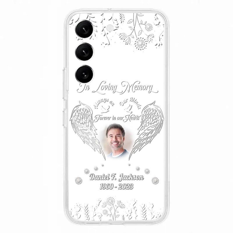 Personalized Memorial Photo Phone Case - Memorial Gift Idea - In Loving Memory