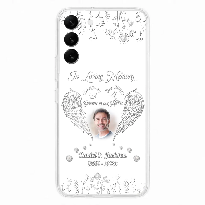 Personalized Memorial Photo Phone Case - Memorial Gift Idea - In Loving Memory