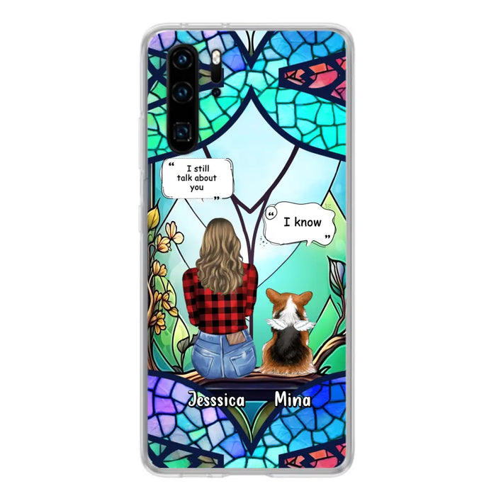 Custom Personalized Memorial Pet Phone Case - Memorial Gift Idea For Dog/ Cat/ Rabbits Owners - Up to 3 Dogs/ Cats/ Rabbits - Case For Xiaomi/ Oppo/ Huawei