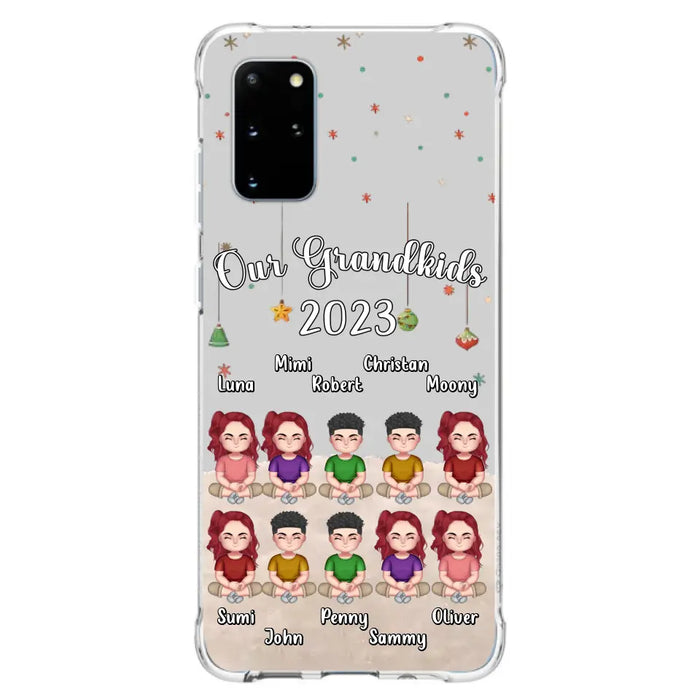 Personalized Grandkids Phone Case - Gift Idea For Grandma - Up to 10 Grandkids - Our Grandkids 2023