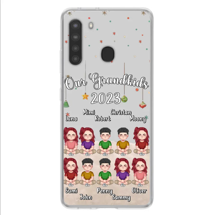 Personalized Grandkids Phone Case - Gift Idea For Grandma - Up to 10 Grandkids - Our Grandkids 2023