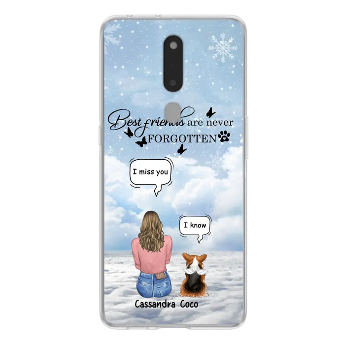 Personalized Memorial Pet Phone Case - Up to 3 Pets - Memorial Gift Idea For Dog/Cat/Rabbits Owners - I Miss You - Case For Oppo/Xiaomi/Huawei