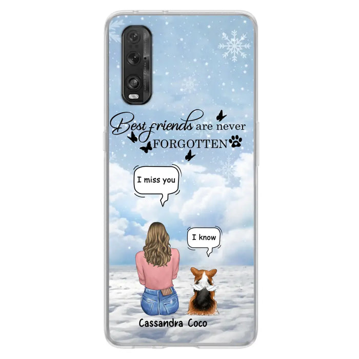 Personalized Memorial Pet Phone Case - Up to 3 Pets - Memorial Gift Idea For Dog/Cat/Rabbits Owners - I Miss You - Case For Oppo/Xiaomi/Huawei