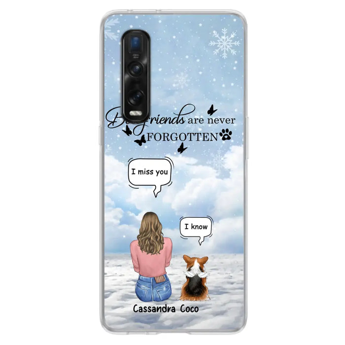 Personalized Memorial Pet Phone Case - Up to 3 Pets - Memorial Gift Idea For Dog/Cat/Rabbits Owners - I Miss You - Case For Oppo/Xiaomi/Huawei