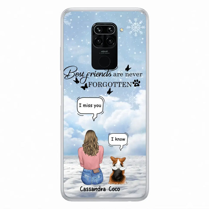 Personalized Memorial Pet Phone Case - Up to 3 Pets - Memorial Gift Idea For Dog/Cat/Rabbits Owners - I Miss You - Case For Oppo/Xiaomi/Huawei