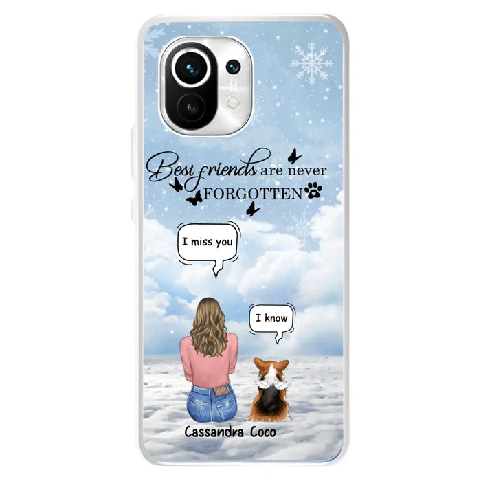 Personalized Memorial Pet Phone Case - Up to 3 Pets - Memorial Gift Idea For Dog/Cat/Rabbits Owners - I Miss You - Case For Oppo/Xiaomi/Huawei