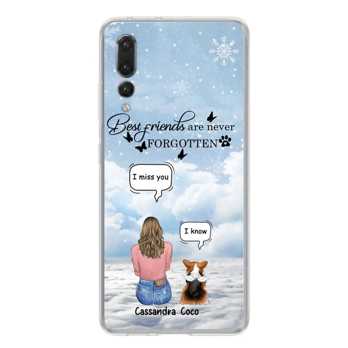 Personalized Memorial Pet Phone Case - Up to 3 Pets - Memorial Gift Idea For Dog/Cat/Rabbits Owners - I Miss You - Case For Oppo/Xiaomi/Huawei