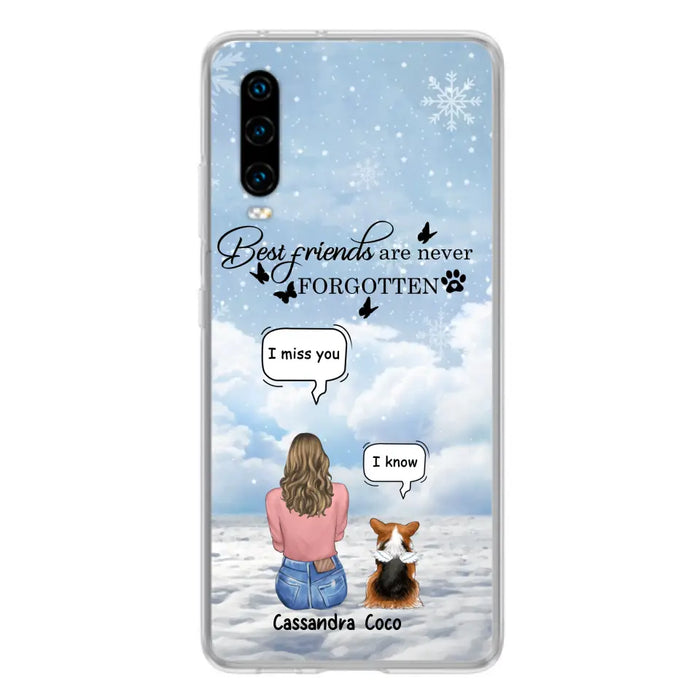 Personalized Memorial Pet Phone Case - Up to 3 Pets - Memorial Gift Idea For Dog/Cat/Rabbits Owners - I Miss You - Case For Oppo/Xiaomi/Huawei