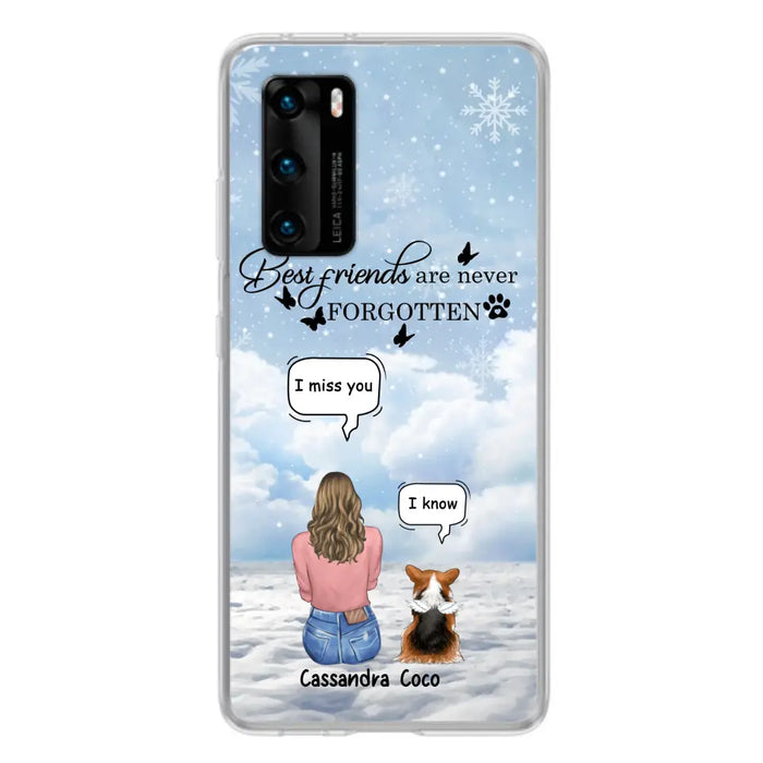 Personalized Memorial Pet Phone Case - Up to 3 Pets - Memorial Gift Idea For Dog/Cat/Rabbits Owners - I Miss You - Case For Oppo/Xiaomi/Huawei