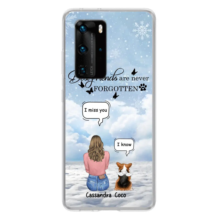 Personalized Memorial Pet Phone Case - Up to 3 Pets - Memorial Gift Idea For Dog/Cat/Rabbits Owners - I Miss You - Case For Oppo/Xiaomi/Huawei