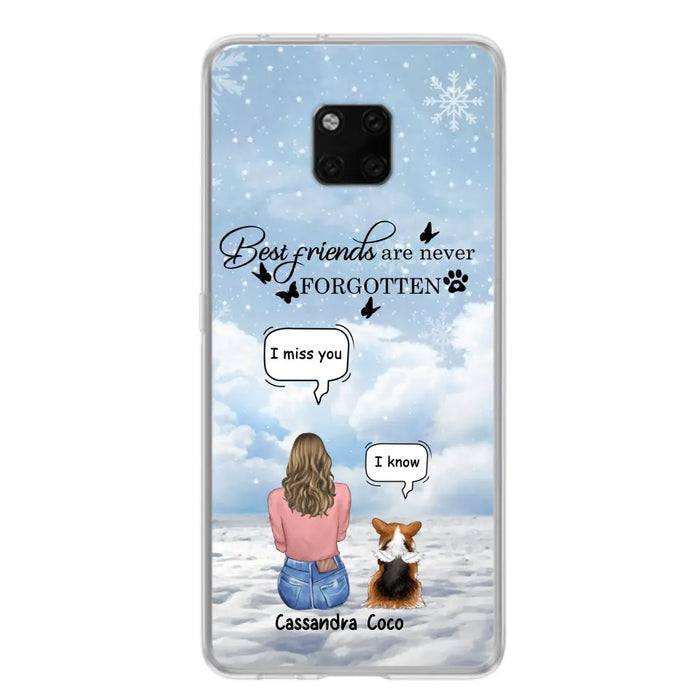 Personalized Memorial Pet Phone Case - Up to 3 Pets - Memorial Gift Idea For Dog/Cat/Rabbits Owners - I Miss You - Case For Oppo/Xiaomi/Huawei