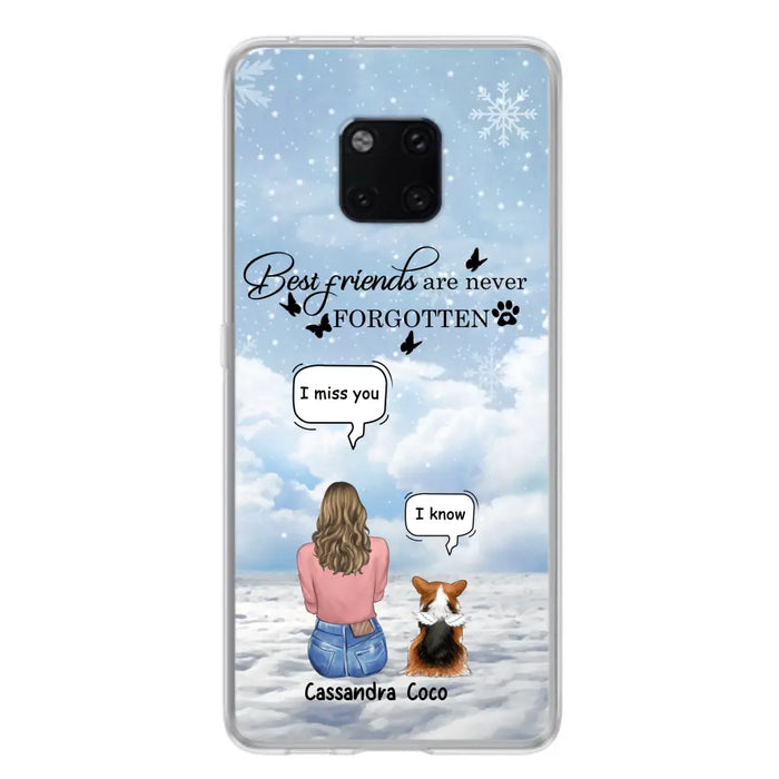 Personalized Memorial Pet Phone Case - Up to 3 Pets - Memorial Gift Idea For Dog/Cat/Rabbits Owners - I Miss You - Case For Oppo/Xiaomi/Huawei