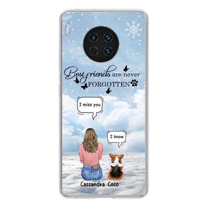 Personalized Memorial Pet Phone Case - Up to 3 Pets - Memorial Gift Idea For Dog/Cat/Rabbits Owners - I Miss You - Case For Oppo/Xiaomi/Huawei