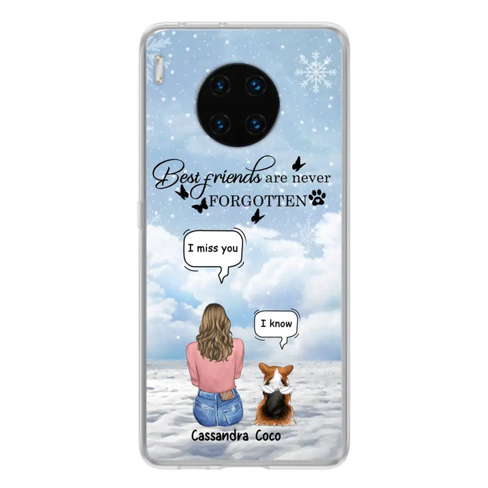 Personalized Memorial Pet Phone Case - Up to 3 Pets - Memorial Gift Idea For Dog/Cat/Rabbits Owners - I Miss You - Case For Oppo/Xiaomi/Huawei