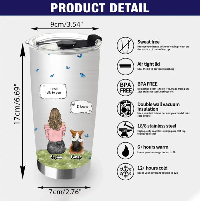 Personalized Memorial Dog Tumbler - Up to 4 Dogs - Gift Idea for Dog Lovers/Owners - You Are Not Just A Dog