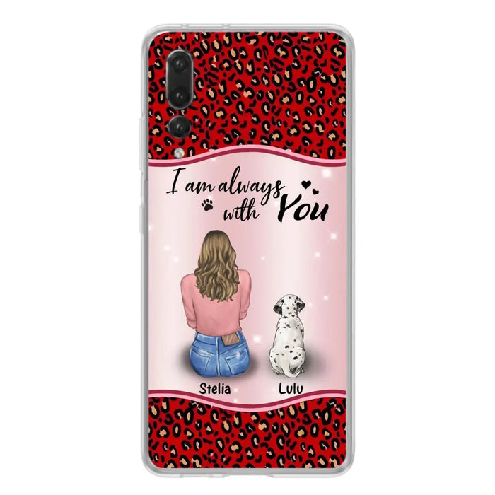 Personalized Dog Mom Phone Case - Up to 4 Dogs -Gift Idea For Dog Owners - I Am Always With You - Case For Oppo/Xiaomi/Huawei