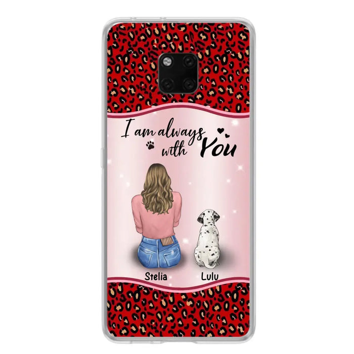 Personalized Dog Mom Phone Case - Up to 4 Dogs -Gift Idea For Dog Owners - I Am Always With You - Case For Oppo/Xiaomi/Huawei