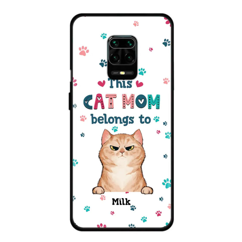 Custom Personalized Cat Phone Case For Oppo/Xiaomi/Huawei - Gift Idea For Cat Lover - Up to 6 Cats - This Cat Mom Belongs To