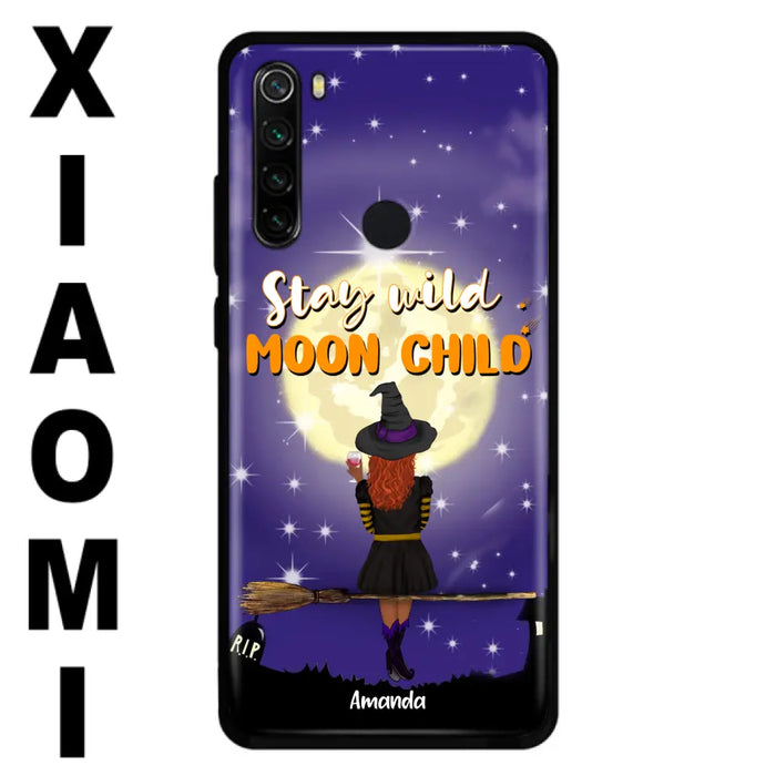 Personalized Witchy Phone Case - Up to 3 Pets - Stay Wild Moon Child - Phone Case For Xiaomi, Oppo and Huawei- OCEL9Z