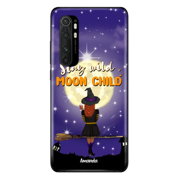 Personalized Witchy Phone Case - Up to 3 Pets - Stay Wild Moon Child - Phone Case For Xiaomi, Oppo and Huawei- OCEL9Z