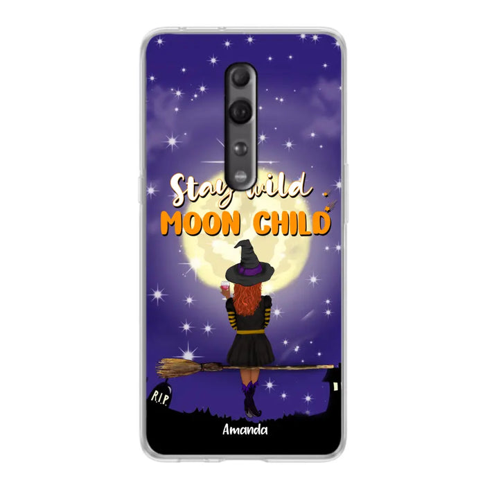 Personalized Witchy Phone Case - Up to 3 Pets - Stay Wild Moon Child - Phone Case For Xiaomi, Oppo and Huawei- OCEL9Z