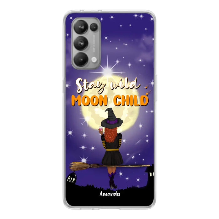 Personalized Witchy Phone Case - Up to 3 Pets - Stay Wild Moon Child - Phone Case For Xiaomi, Oppo and Huawei- OCEL9Z