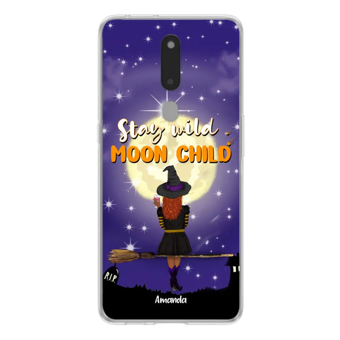 Personalized Witchy Phone Case - Up to 3 Pets - Stay Wild Moon Child - Phone Case For Xiaomi, Oppo and Huawei- OCEL9Z