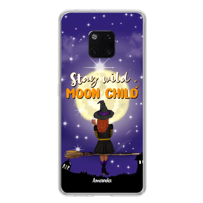 Personalized Witchy Phone Case - Up to 3 Pets - Stay Wild Moon Child - Phone Case For Xiaomi, Oppo and Huawei- OCEL9Z