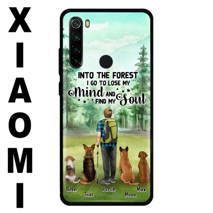 Personalized Solo Trekking Woods  With Pets Phone Case - Up to 4 Pets - Case For Xiaomi, Huawei and Oppo - 6CIAJ9