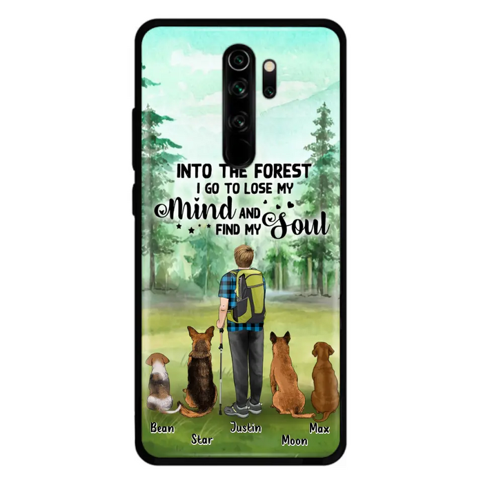Personalized Solo Trekking Woods  With Pets Phone Case - Up to 4 Pets - Case For Xiaomi, Huawei and Oppo - 6CIAJ9