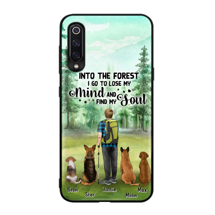 Personalized Solo Trekking Woods  With Pets Phone Case - Up to 4 Pets - Case For Xiaomi, Huawei and Oppo - 6CIAJ9
