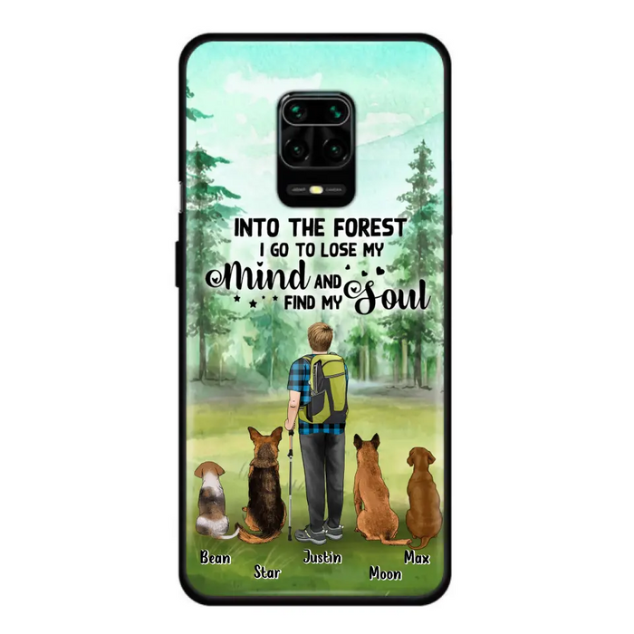Personalized Solo Trekking Woods  With Pets Phone Case - Up to 4 Pets - Case For Xiaomi, Huawei and Oppo - 6CIAJ9