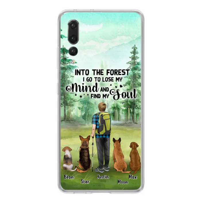 Personalized Solo Trekking Woods  With Pets Phone Case - Up to 4 Pets - Case For Xiaomi, Huawei and Oppo - 6CIAJ9