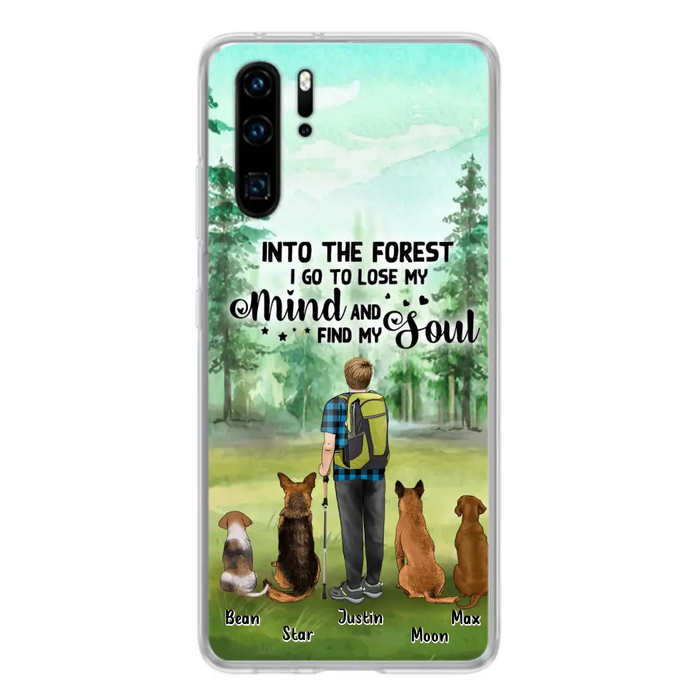 Personalized Solo Trekking Woods  With Pets Phone Case - Up to 4 Pets - Case For Xiaomi, Huawei and Oppo - 6CIAJ9