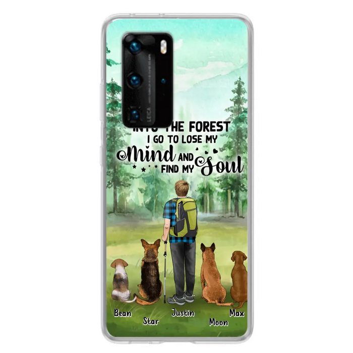 Personalized Solo Trekking Woods  With Pets Phone Case - Up to 4 Pets - Case For Xiaomi, Huawei and Oppo - 6CIAJ9