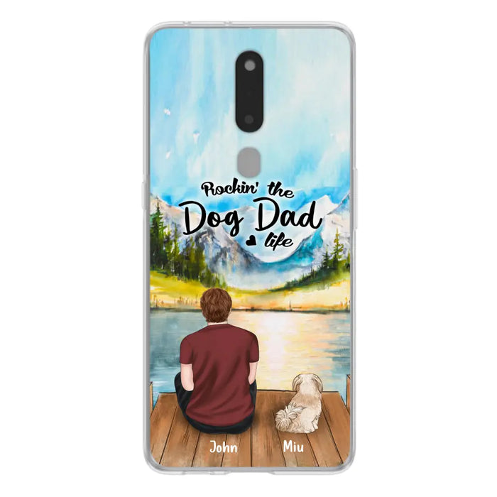 Personalized Pet Mom/Dad Phone Case - Chubby or Slim With Up To 7 Pets - Rocking The Dog Dad Life