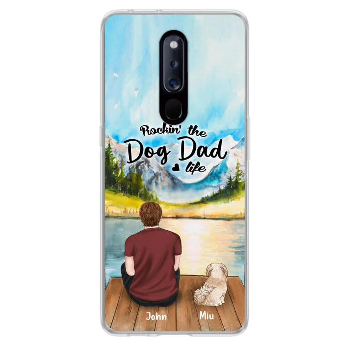Personalized Pet Mom/Dad Phone Case - Chubby or Slim With Up To 7 Pets - Rocking The Dog Dad Life