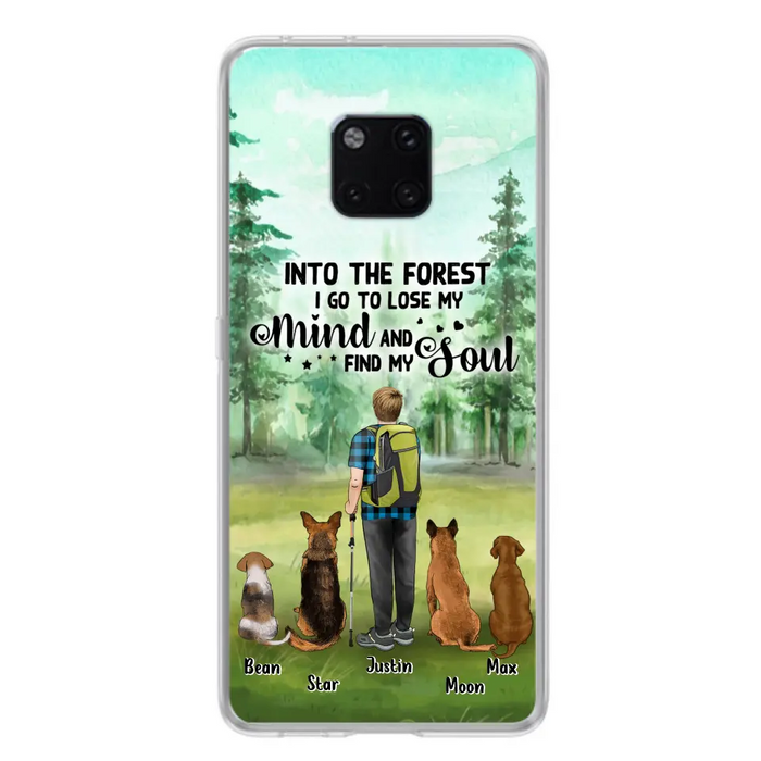Personalized Solo Trekking Woods  With Pets Phone Case - Up to 4 Pets - Case For Xiaomi, Huawei and Oppo - 6CIAJ9