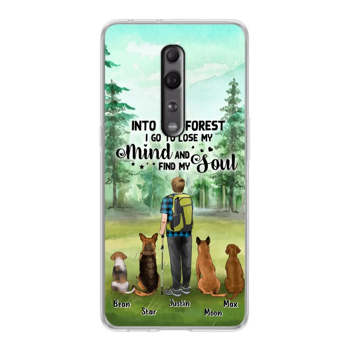Personalized Solo Trekking Woods  With Pets Phone Case - Up to 4 Pets - Case For Xiaomi, Huawei and Oppo - 6CIAJ9