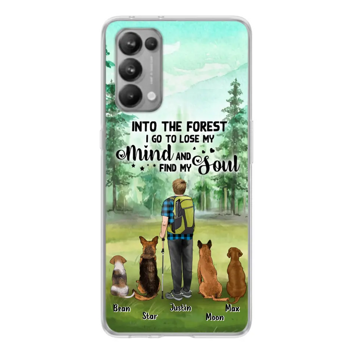 Personalized Solo Trekking Woods  With Pets Phone Case - Up to 4 Pets - Case For Xiaomi, Huawei and Oppo - 6CIAJ9