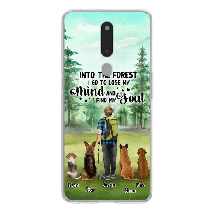 Personalized Solo Trekking Woods  With Pets Phone Case - Up to 4 Pets - Case For Xiaomi, Huawei and Oppo - 6CIAJ9