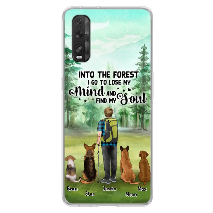 Personalized Solo Trekking Woods  With Pets Phone Case - Up to 4 Pets - Case For Xiaomi, Huawei and Oppo - 6CIAJ9