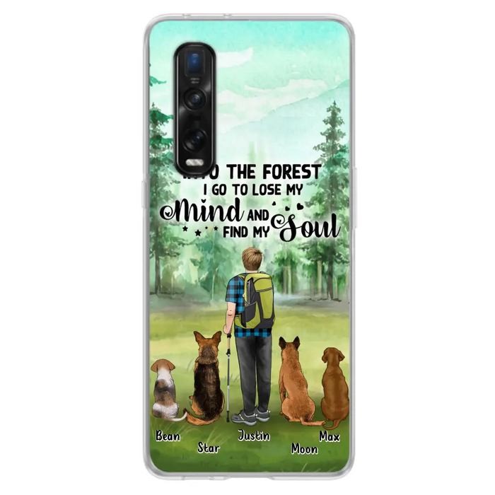Personalized Solo Trekking Woods  With Pets Phone Case - Up to 4 Pets - Case For Xiaomi, Huawei and Oppo - 6CIAJ9