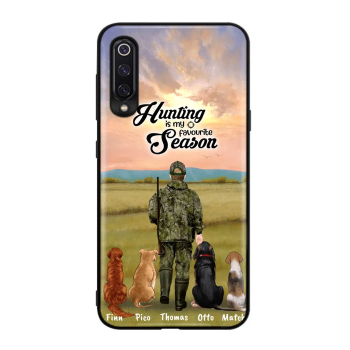 Personalized Hunting Phone Case - Man/Woman With Up to 4 Dogs - Phone Case For Xiaomi, Huawei and Oppo - 4168OK