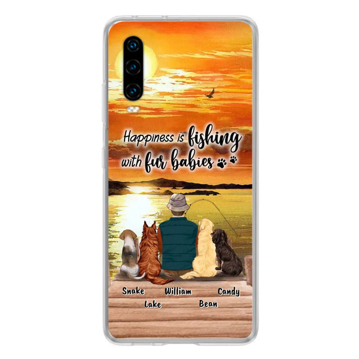 Personalized Fishing Man/Woman Phone Case - Up to 4 Pets - Phone Case For Xiaomi, Huawei and Oppo - 4TC88X