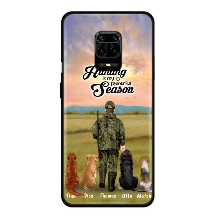 Personalized Hunting Phone Case - Man/Woman With Up to 4 Dogs - Phone Case For Xiaomi, Huawei and Oppo - 4168OK