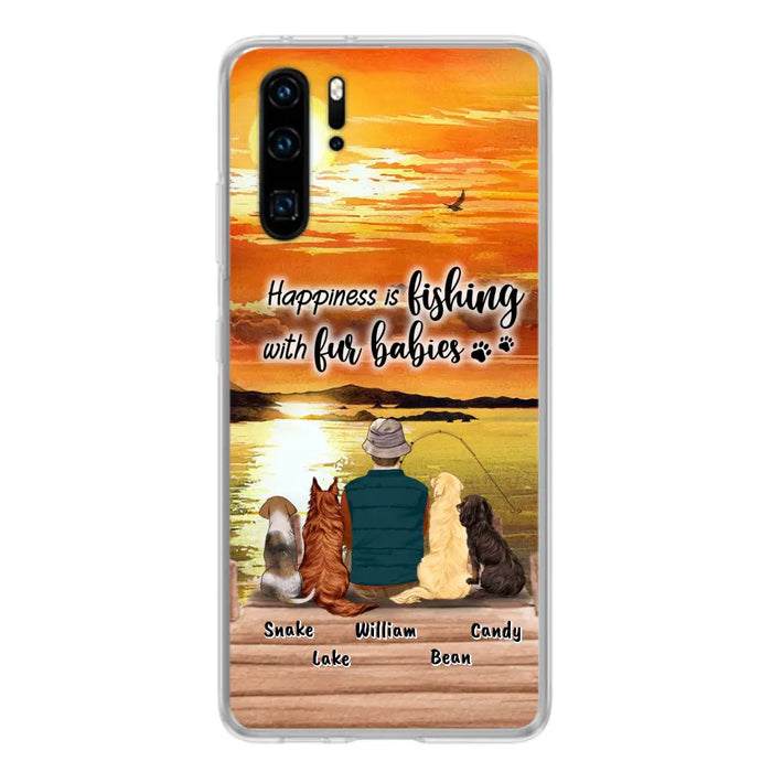 Personalized Fishing Man/Woman Phone Case - Up to 4 Pets - Phone Case For Xiaomi, Huawei and Oppo - 4TC88X