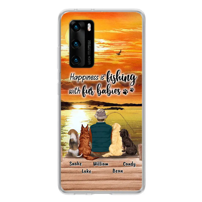Personalized Fishing Man/Woman Phone Case - Up to 4 Pets - Phone Case For Xiaomi, Huawei and Oppo - 4TC88X