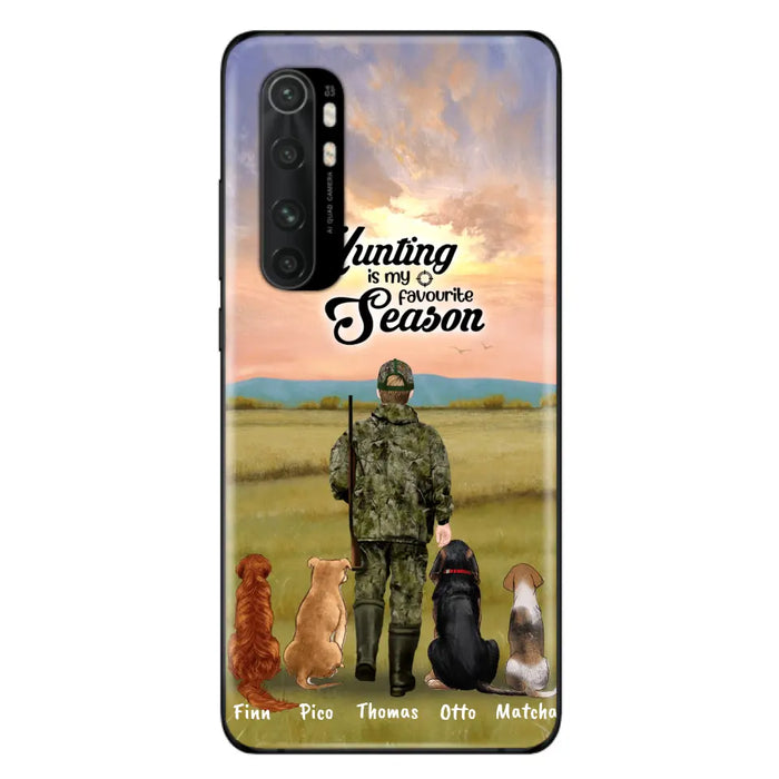 Personalized Hunting Phone Case - Man/Woman With Up to 4 Dogs - Phone Case For Xiaomi, Huawei and Oppo - 4168OK